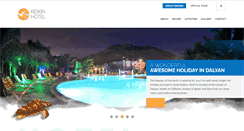 Desktop Screenshot of hotelkeskin.com